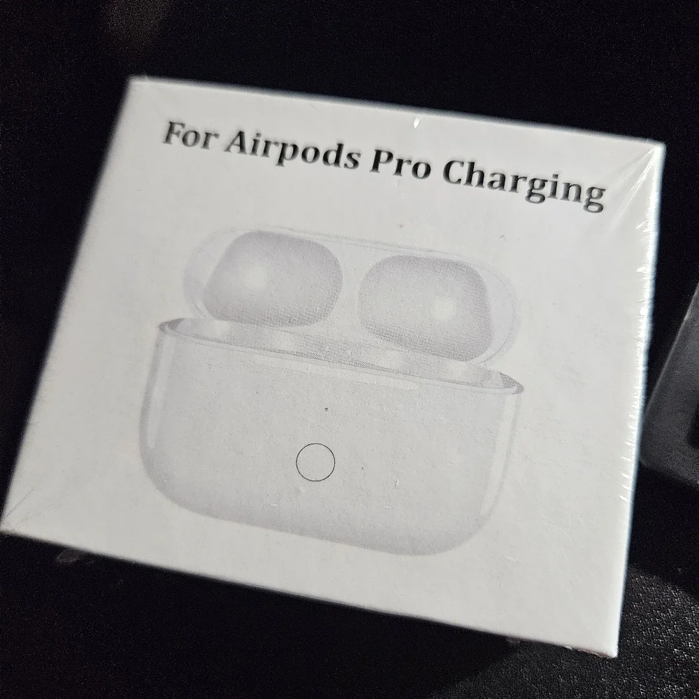 AIRPODS PRO CHARGING Replacement charger case Apple earbuds NEW BLACK Y015 - Picture 2 of 4